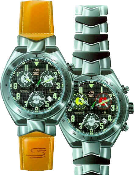 zegarki TAG-Heuer firmowane znakiem "Senna"