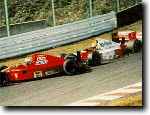 Prost i Senna wypadaj z toru. Ayrton zdobywa tytu, z ktrego obrabowano go rok wczeniej
